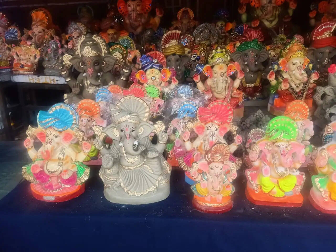 बप्पा की अगवानी में जयपुर के बाजारों में गणेश प्रतिमाओं की बहार