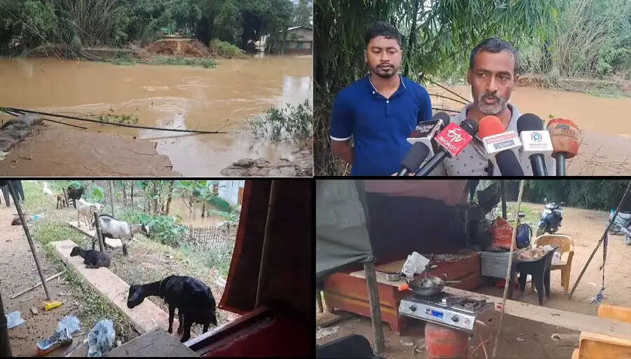 असम में जांजी नदी के टूटे बांध पर रह रहे किसान की छलकी पीड़ा, कहा -मैं 10 साल पीछे चला गया