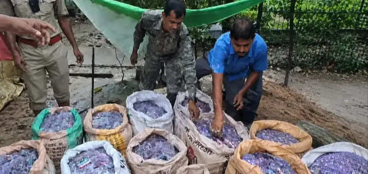 स्वतंत्रता दिवस से पहले दांतन में पुलिस की बड़ी कार्रवाई, पटाखे का सामान बरामद