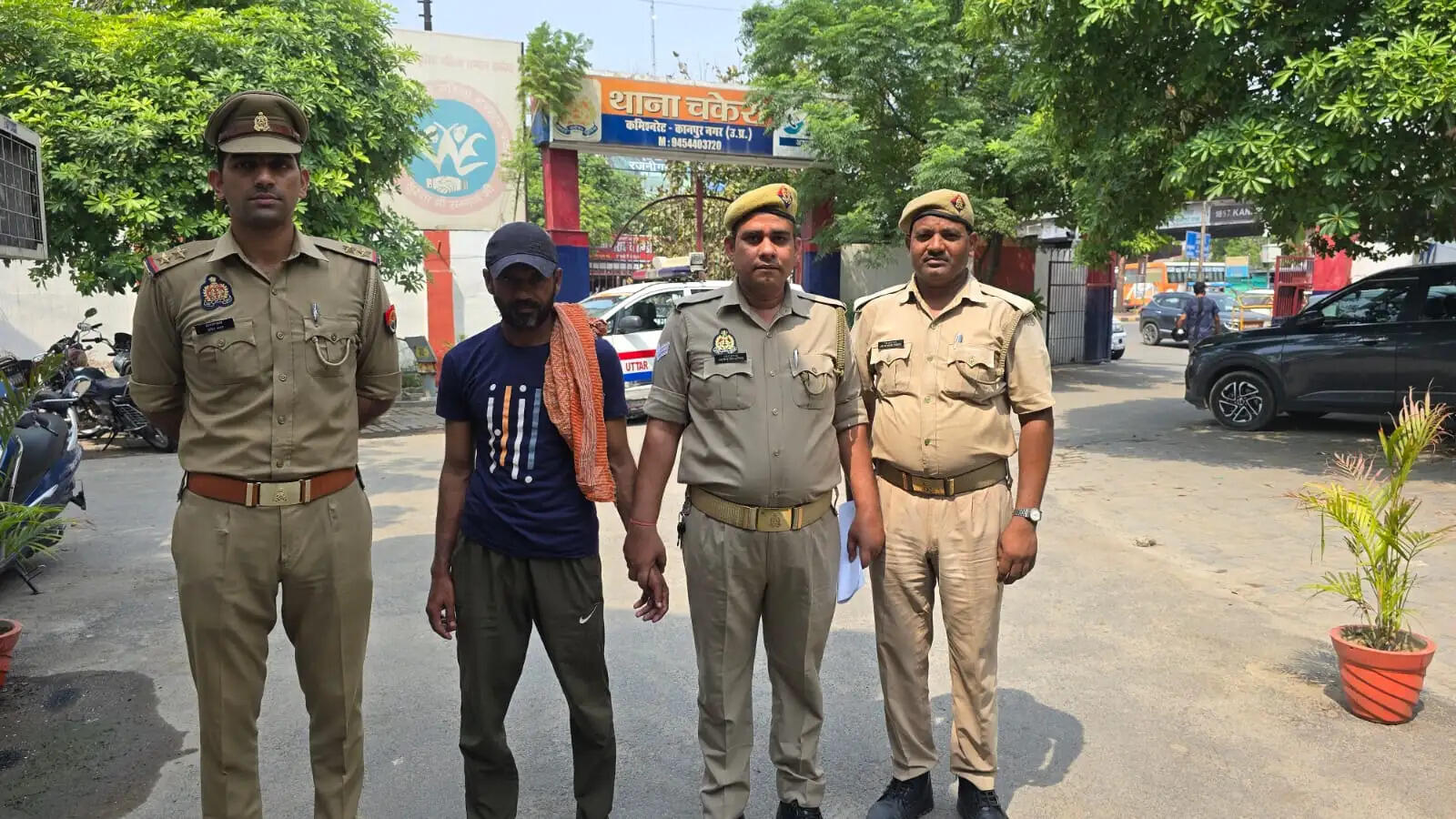 कोर्ट में पेशी के लिए आया 20 हजार रुपये का इनामी गैंगस्टर, पुलिस ने दबोचा