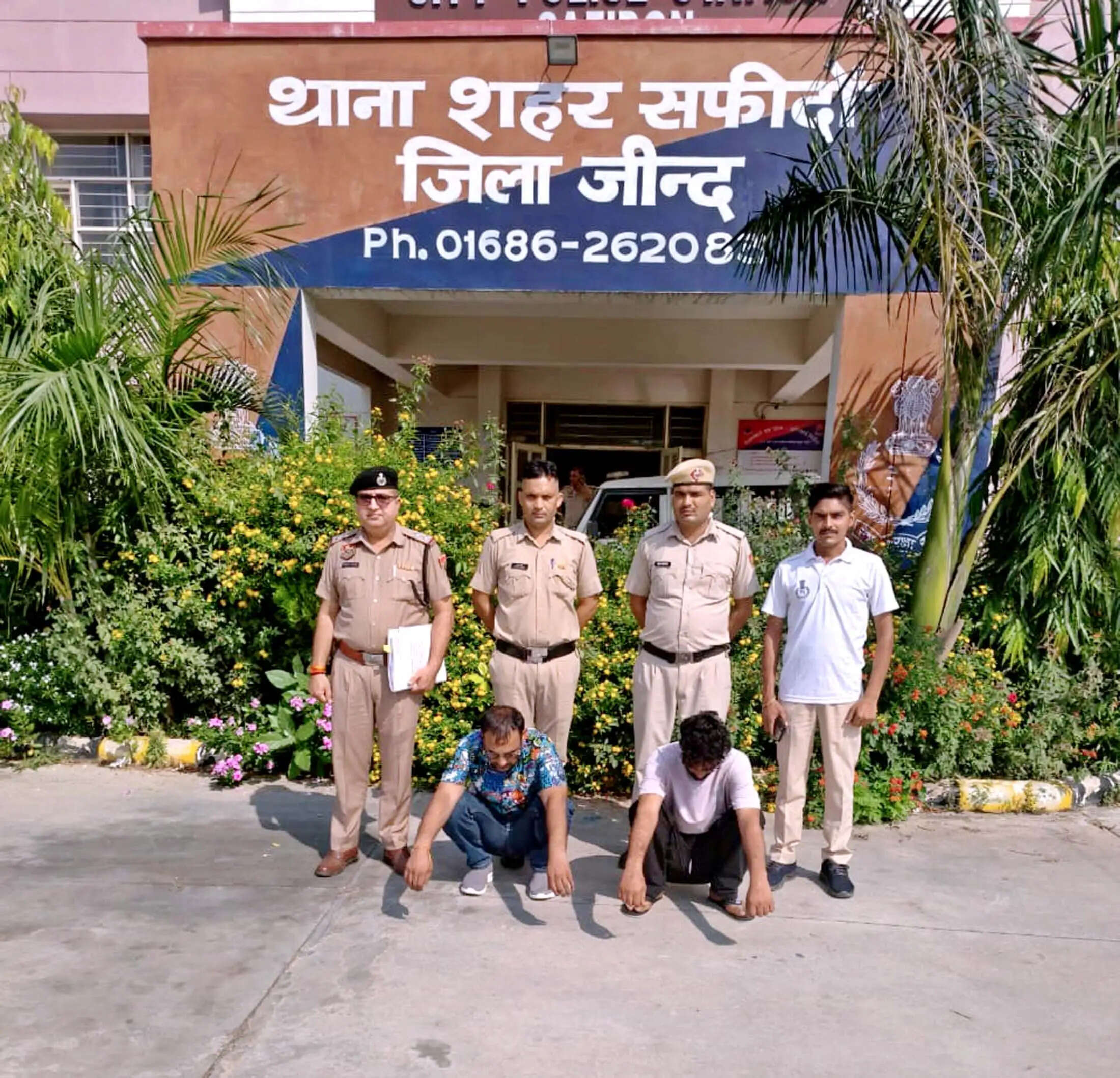 जींद: पांच करोड़ रुपये की फिरौती मांगने के दो आरोपित गिरफ्तार