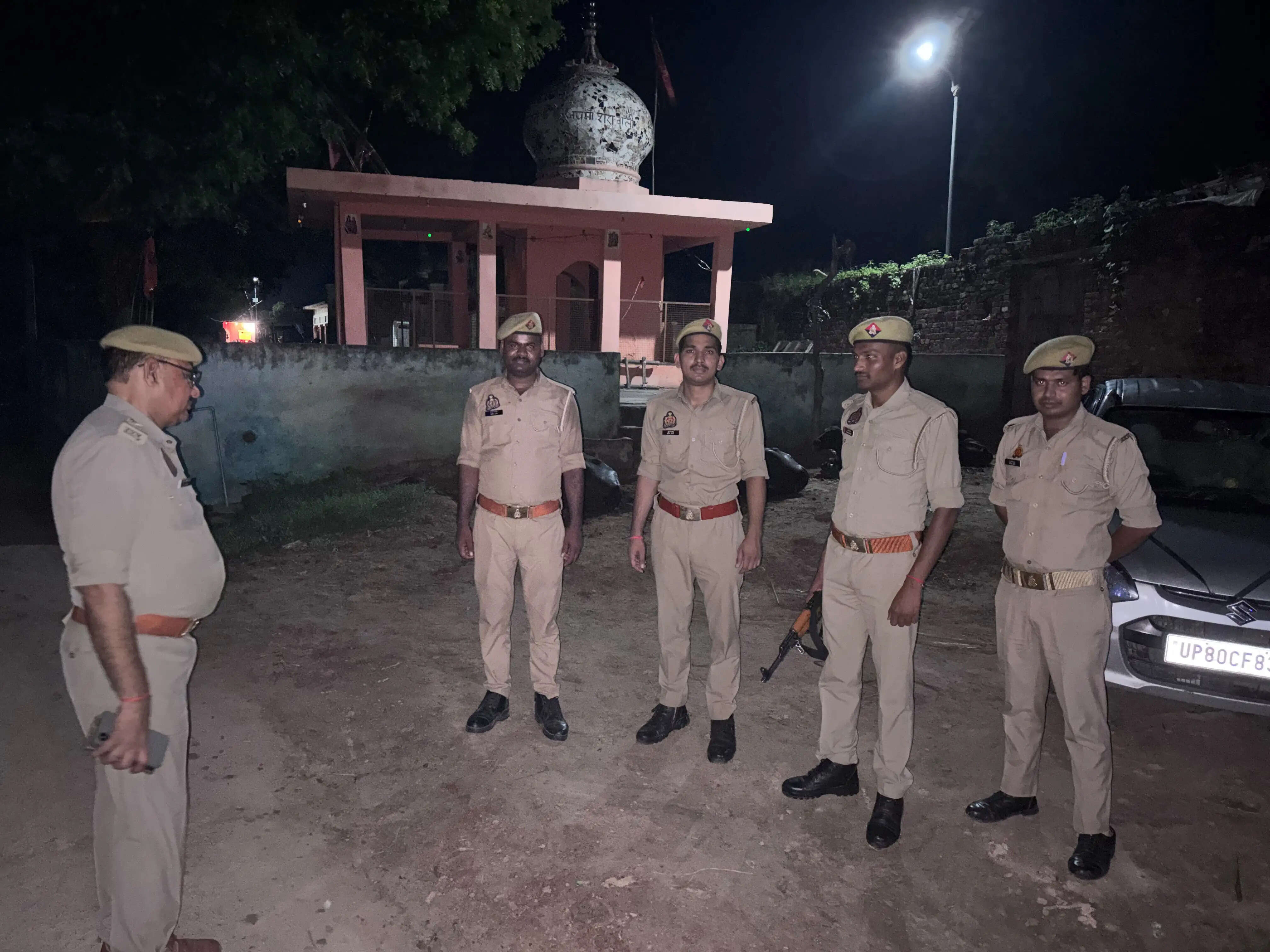 फूलन देवी जयंती जुलूस विवाद के बाद असेवा गांव में तनाव, चौथे दिन भी पुलिस तैनात