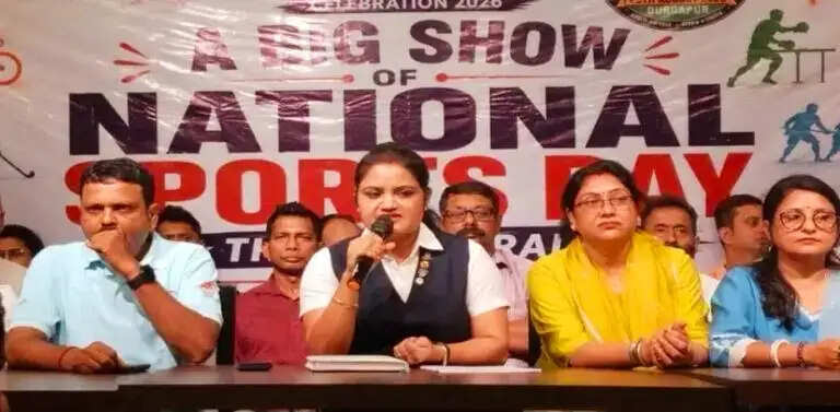राष्ट्रीय खेल दिवस पर दुर्गापुर में भव्य खेल महोत्सव