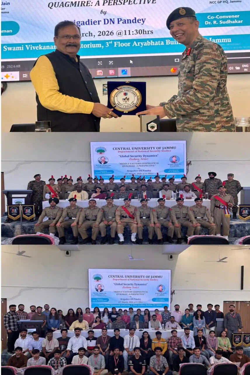 सीयूजे में ‘ग्लोबल सिक्योरिटी डायनेमिक्स’ व्याख्यान, मध्य-पूर्व की जटिलताओं पर हुई चर्चा