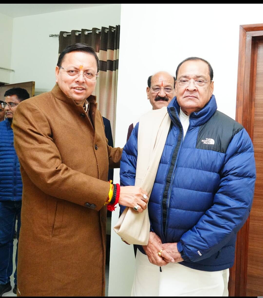 ग्रीष्मकालीन राजधानी भराड़ीसैंण पहुंचे मुख्यमंत्री, विस अध्यक्ष और नेता प्रतिपक्ष से की भेंट