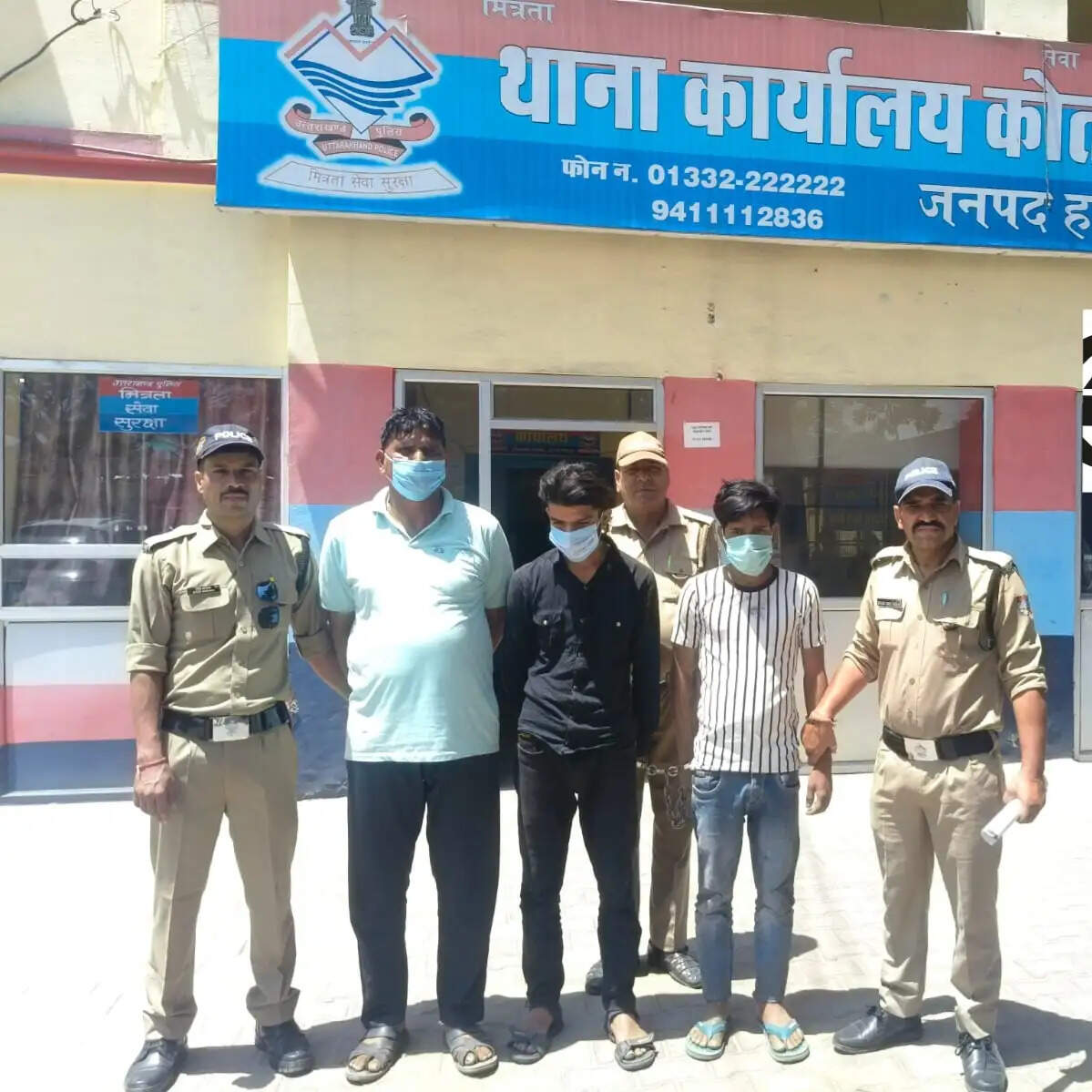 स्मेक के साथ सईद, मुनीर और सलमान गिरफ्तार