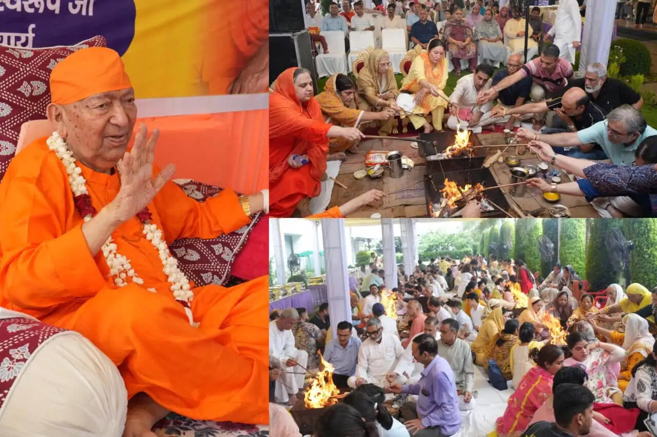 गुरु पूर्णिमा पर कठुआ में विशाल वैदिक यज्ञ की पूर्णाहुति, हजारों श्रद्धालुओं की भागीदारी