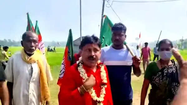 भाजपा प्रत्याशी के प्रचार के दौरान बवाल