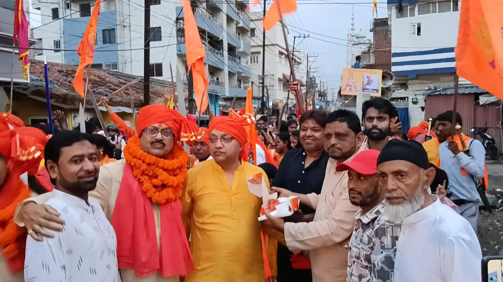 रांची में रामनवमी पर एकता कमेटी का स्वागत कार्यक्रम, श्रद्धालुओं का किया गया अभिनंदन