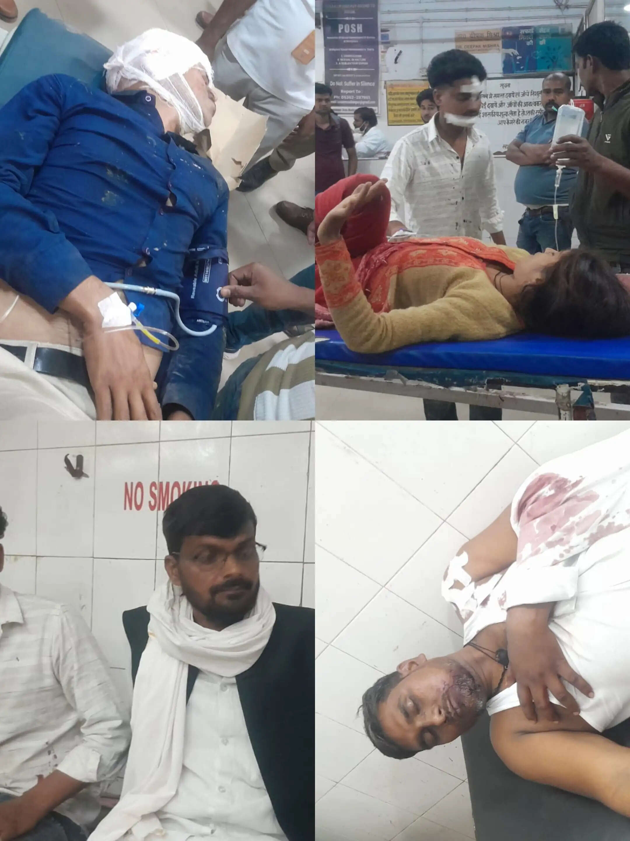 विवाद के बाद फायरिंग में एक ही परिवार के पाँच घायल