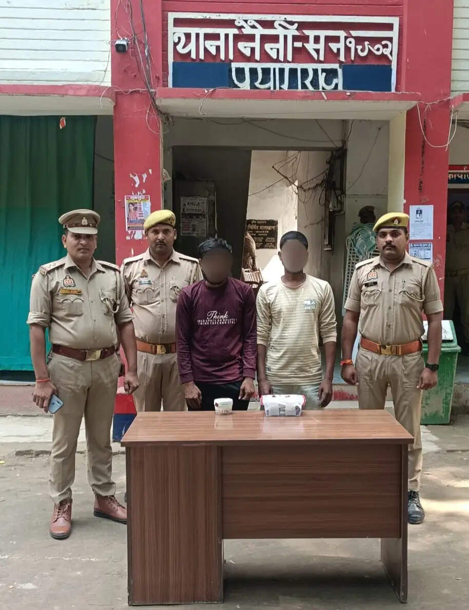 प्रयागराज के नैनी में 36.20 लाख की स्मैक के साथ दो युवक गिरफ्तार