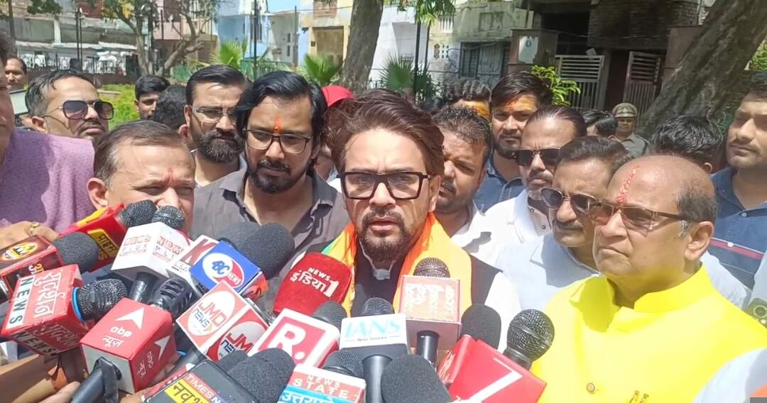 राम मंदिर पर राजनीति कर रहा विपक्ष, दोषियों पर होगी कार्रवाई : अनुराग ठाकुर