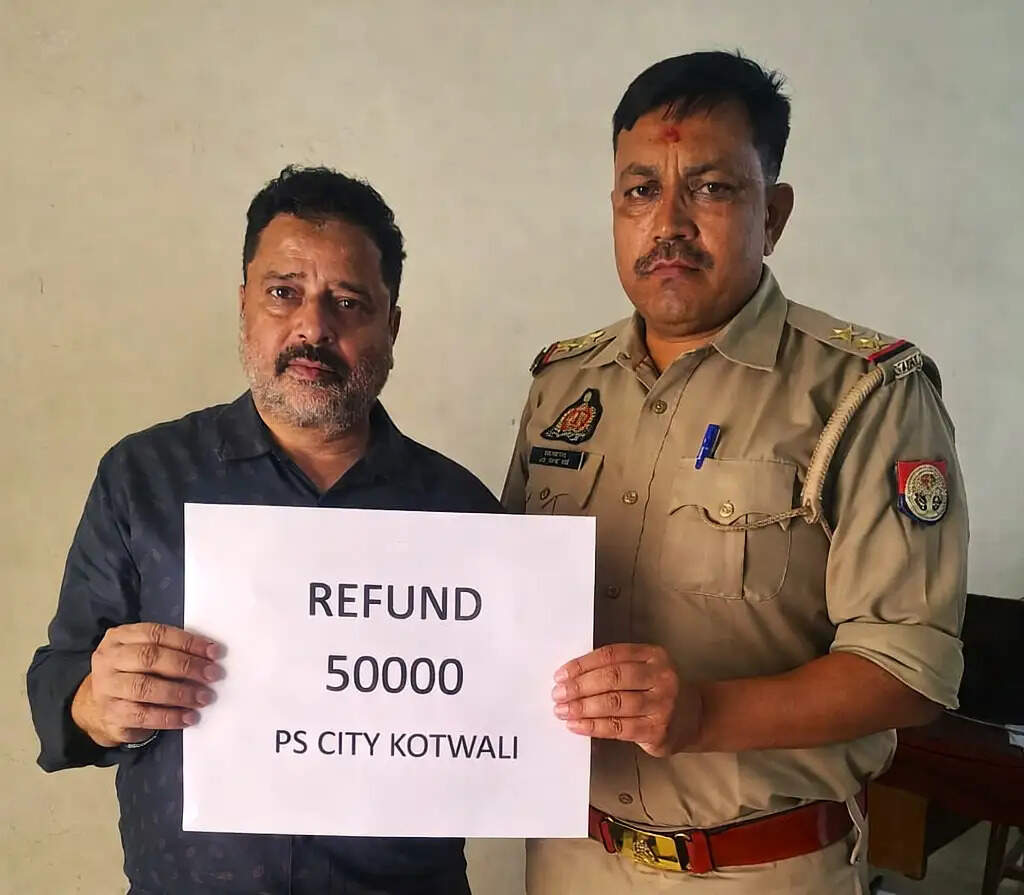 साइबर ठगी में पुलिस ने 50 हजार रुपये पीड़ित के खाते में कराये वापस