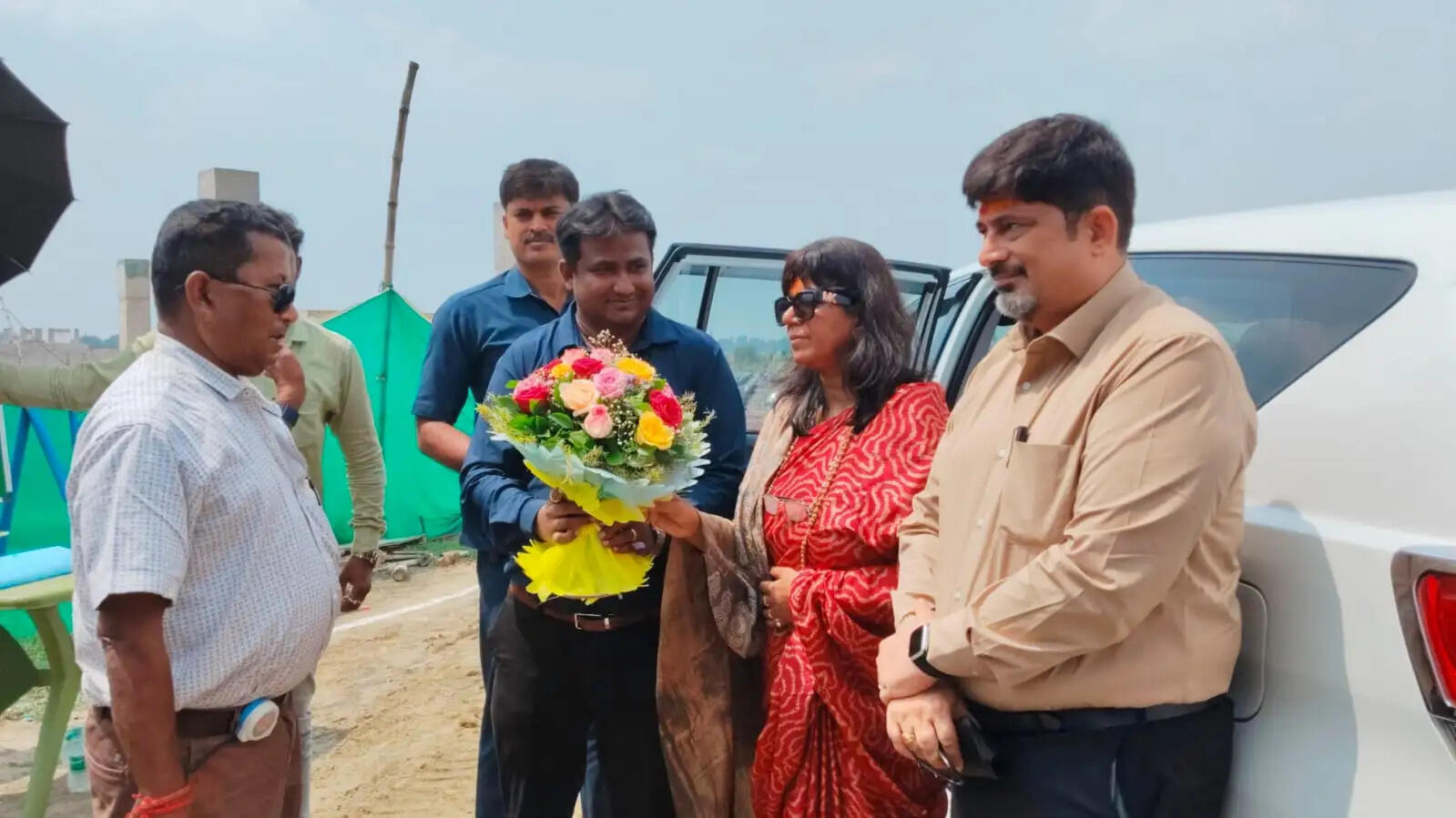 भावादिघी रेल परियोजना का निरीक्षण करने पहुंचीं हावड़ा डिवीजन की जीएम गीतिका पांडे