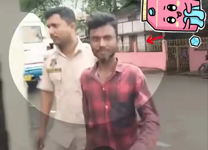 हरि मंदिर और हिंदू परिवार के आंगन में गोमांस फेंकने वाले को पुलिस ने खदेड़कर पकड़ा