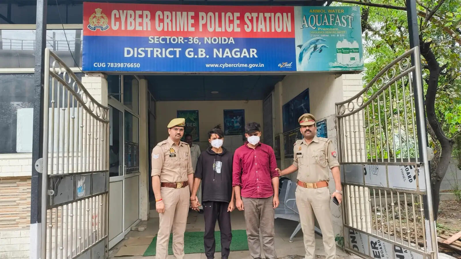 साइबर अपराधियों को बैंक अकाउंट उपलब्ध करवाने वाले दो गिरफ्तार