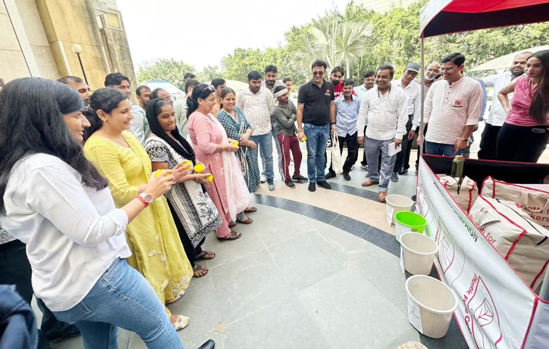 खेल-खेल में स्वच्छता का संदेश, प्लास्टिक मुक्त गुरुग्राम की ओर अनूठी पहल