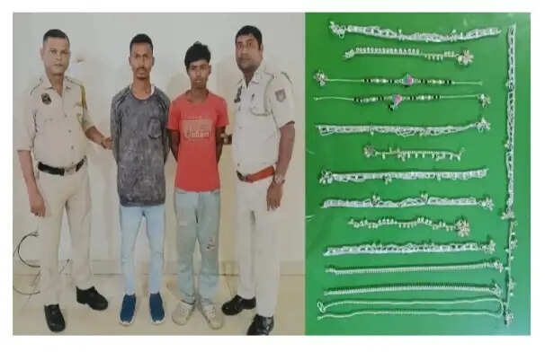 वशिष्ठ पुलिस ने किया दो शातिर चोर गिरफ्तार