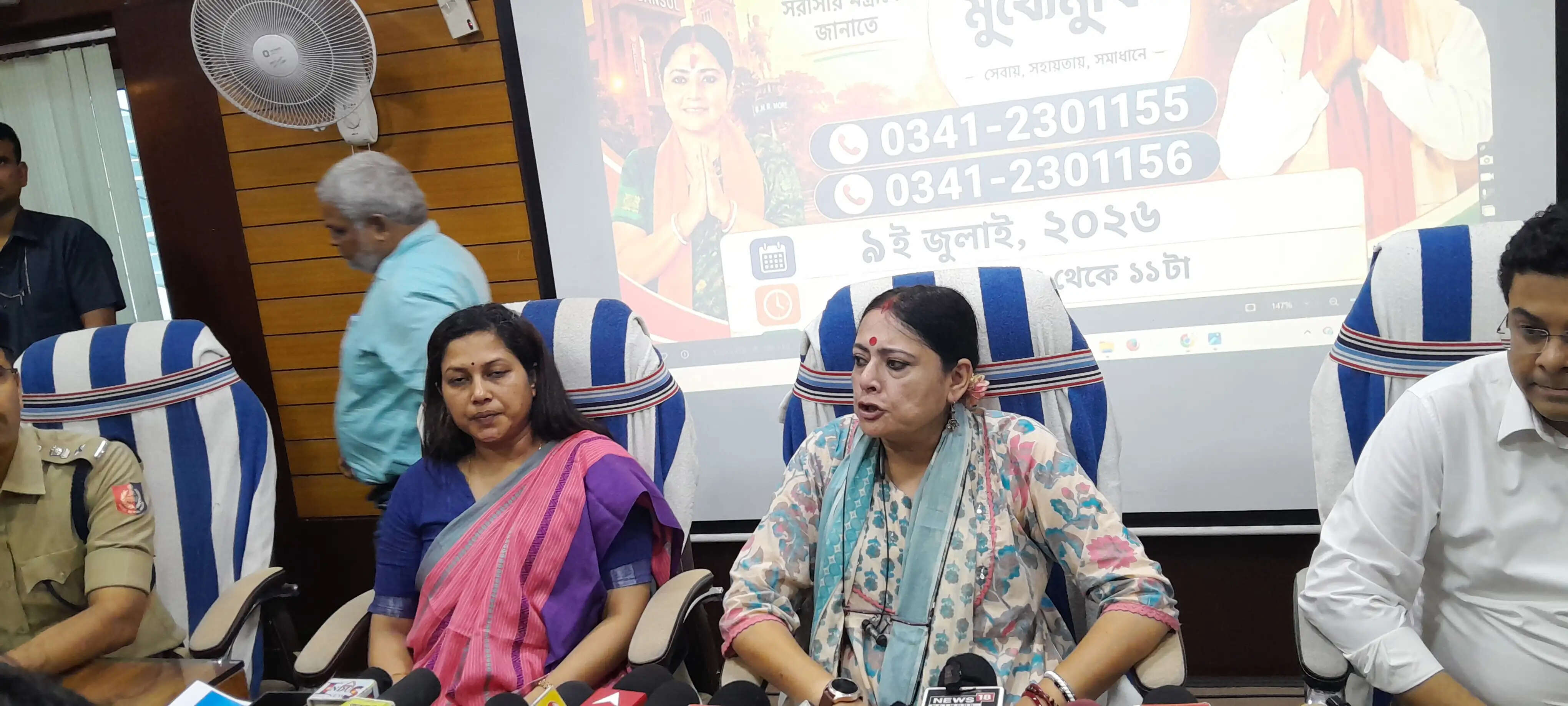 मंत्री अग्निमित्रा पाल ने चलाई मुखोमुखी जनसम्पर्क कार्यक्रम, सुनीं लोगों की शिकायतें