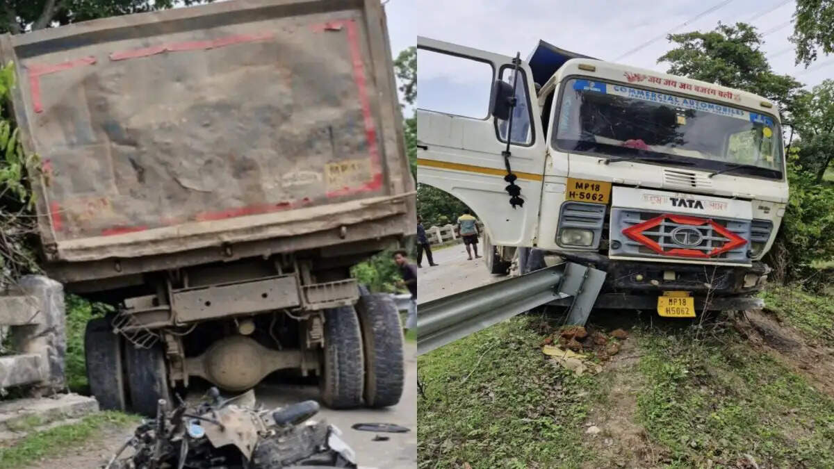 कोरबा : तेज रफ्तार हाइवा ने माेटरसाइकिल सवारों को मारी टक्कर, युवक की मौके पर मौत, दो गंभीर घायल