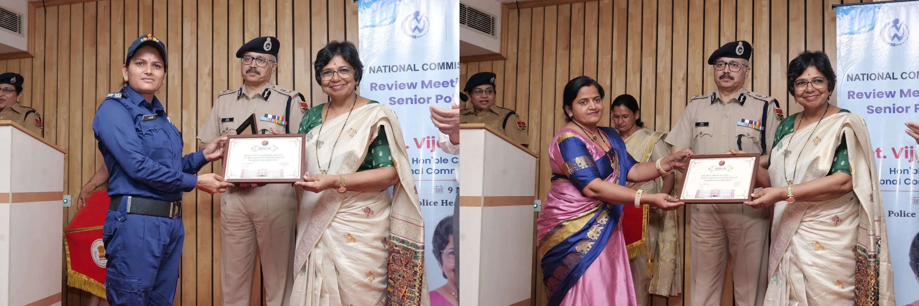 अंतरराष्ट्रीय महिला दिवस पर उत्कृष्ट महिला पुलिसकर्मियों और सुरक्षा सखियों का सम्मान