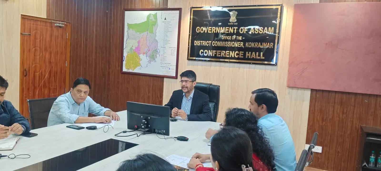 कोकराझार जिला प्रशासन ने बाढ़ पूर्व तैयारी की समीक्षा