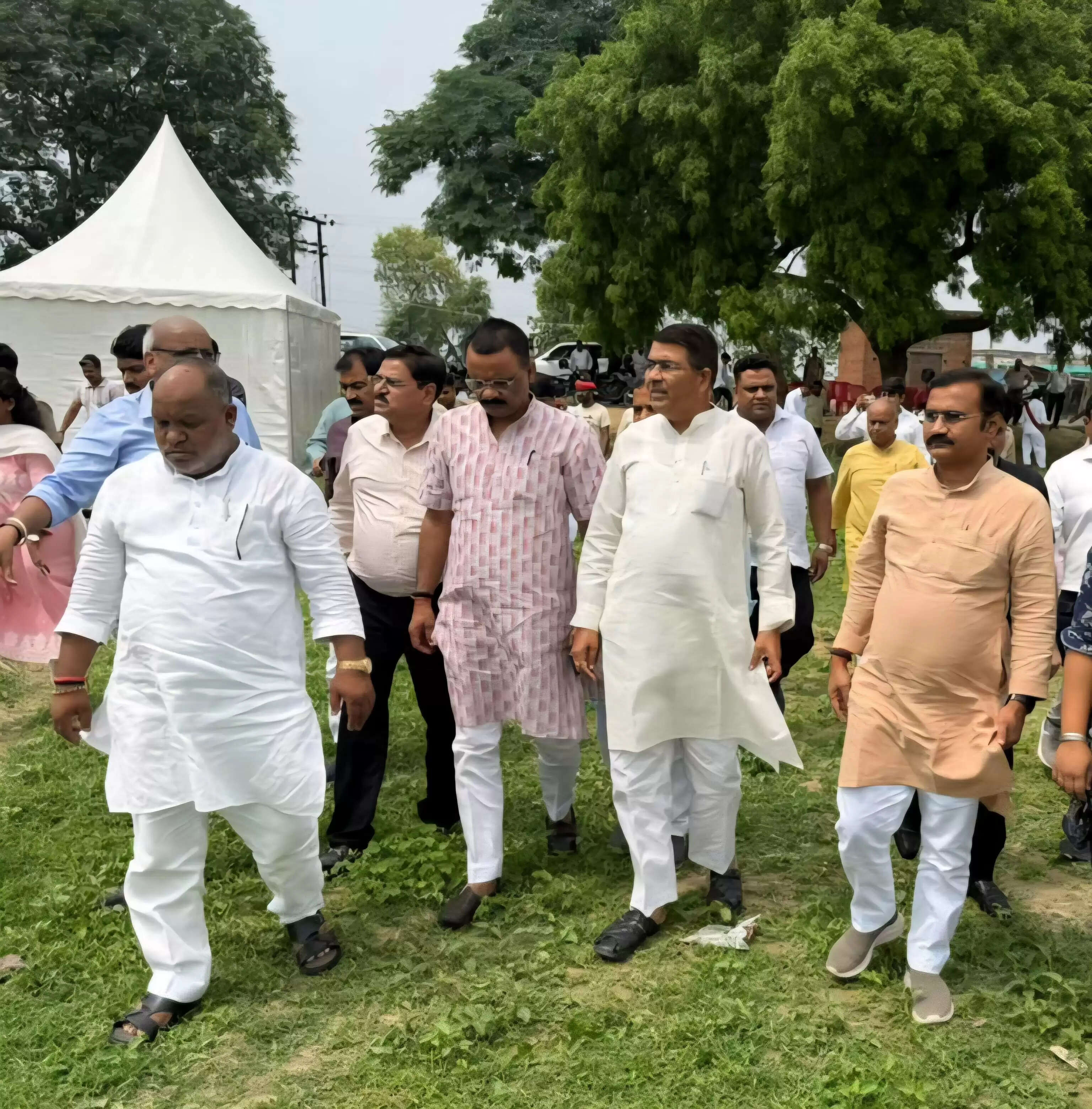 प्रधानमंत्री मोदी 02 अगस्त को वाराणसी दौरे पर, प्रस्तावित जनसभा स्थल का भाजपा नेताओं ने लिया जायजा