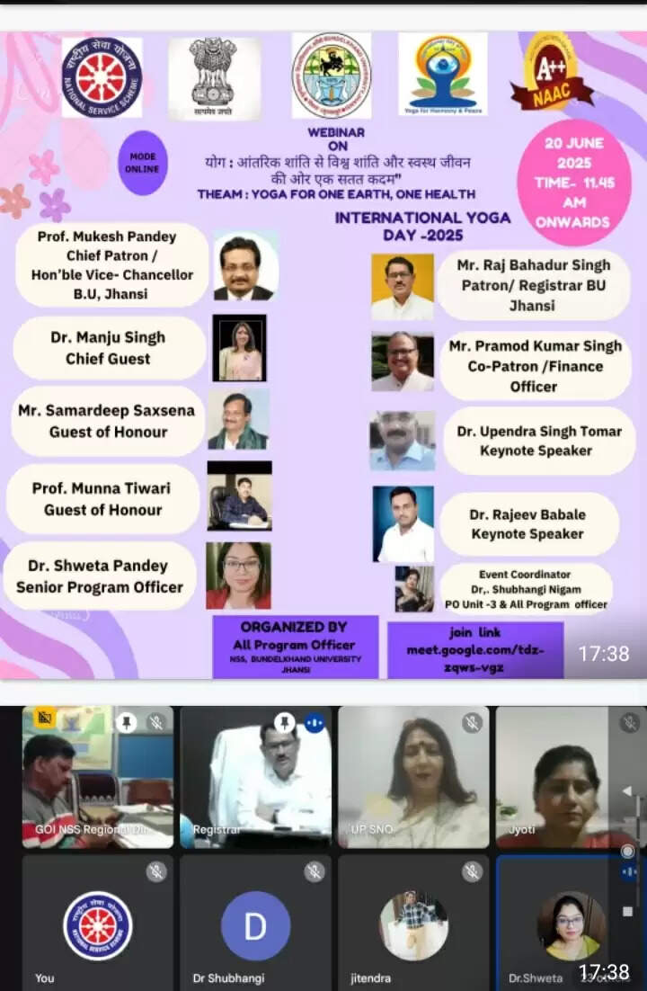 योग केवल एक शारीरिक अभ्यास नहीं, बल्कि यह एक समग्र जीवन पद्धति है : प्रो. मुकेश पाण्डेय