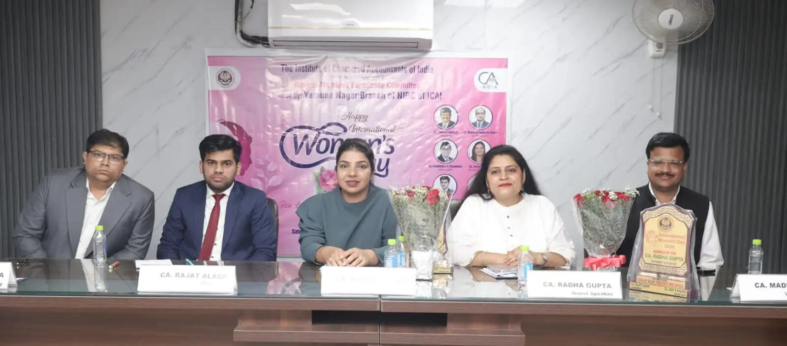 यमुनानगर:अंतरराष्ट्रीय महिला दिवस पर महिला चार्टर्ड अकाउंटेंट्स के सम्मान में विशेष कार्यक्रम