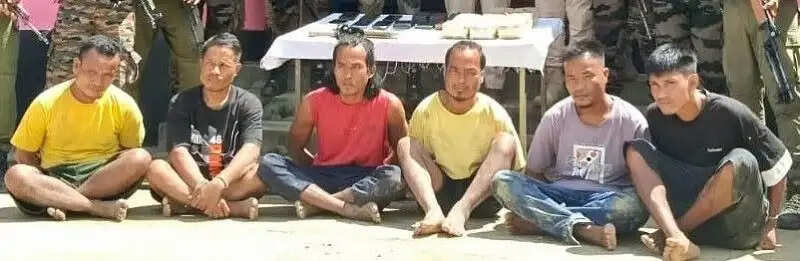जिरीबाम में 9.4 किलो संदिग्ध याबा टैबलेट और हेरोइन जब्त, छह गिरफ्तार