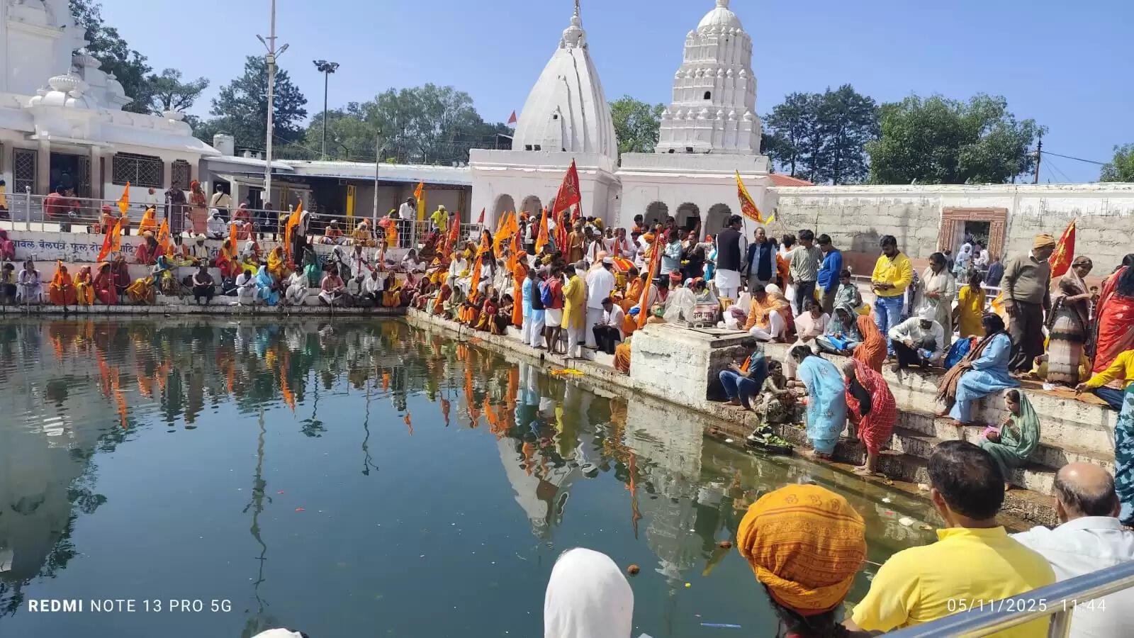 अनूपपुर: सात दिवसीय पंचकोशी मेंकल धाम परिक्रमा नर्मदा उद्गम स्थल से पूजन-अर्चन के साथ प्रारंभ