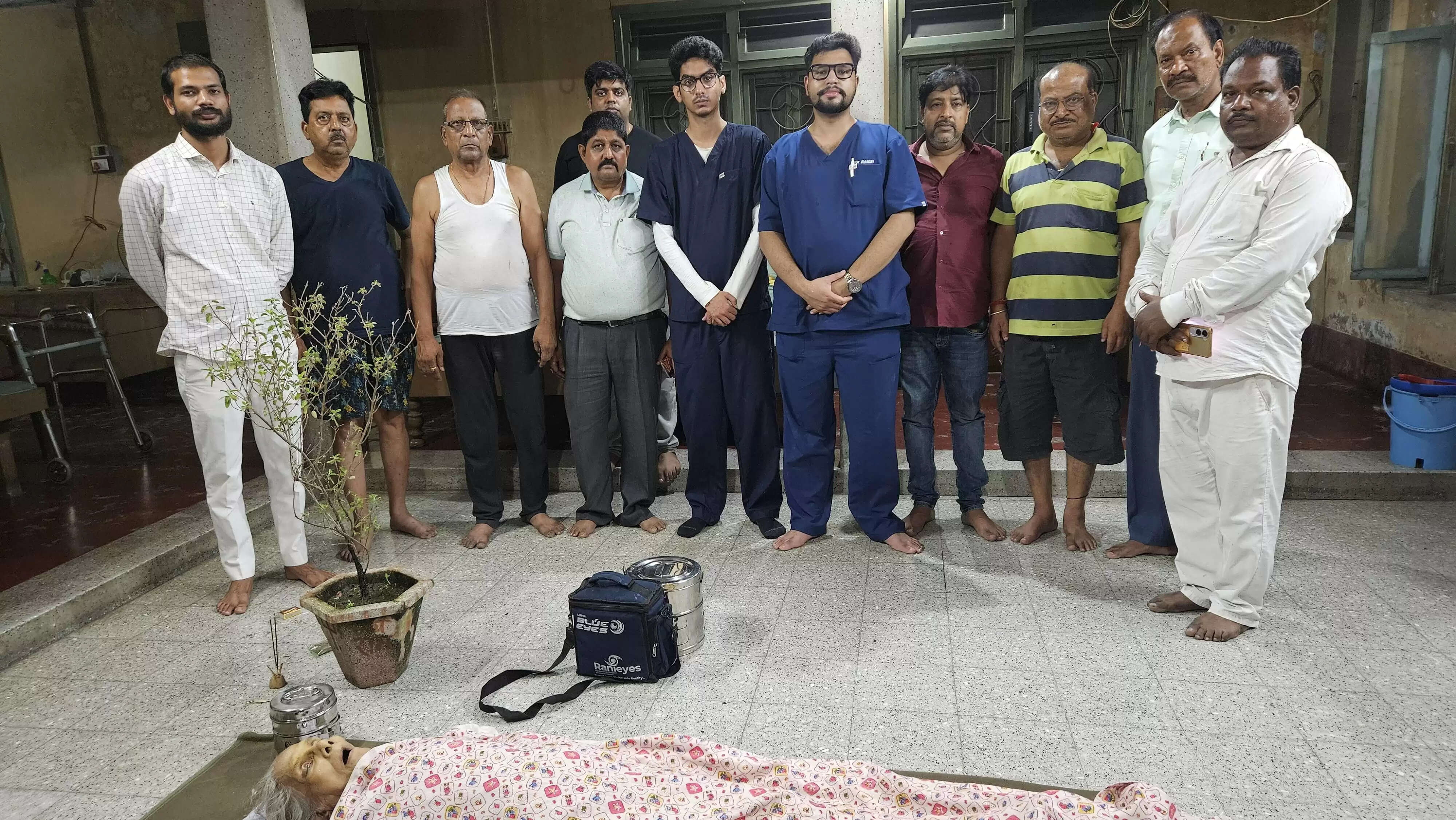 एक माह के भीतर चौथा नेत्रदान,स्व.गिन्नीदेवी धनावत का मरणोपरांत नेत्रदान