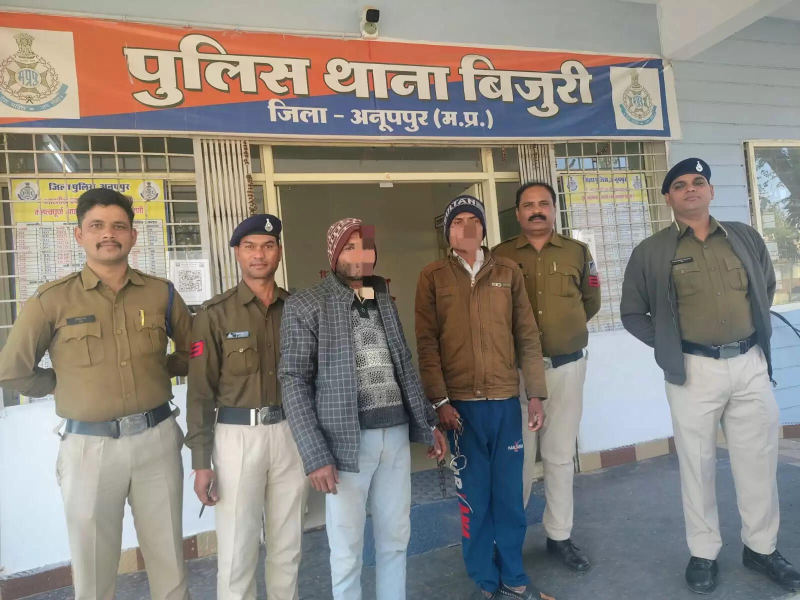 अनूपपुर: बिजुरी पुलिस की तत्परता से तीन दिन में ट्रैक्टर-ट्रॉली चोरी का खुलासा, दो आरोपी गिरफ्तार