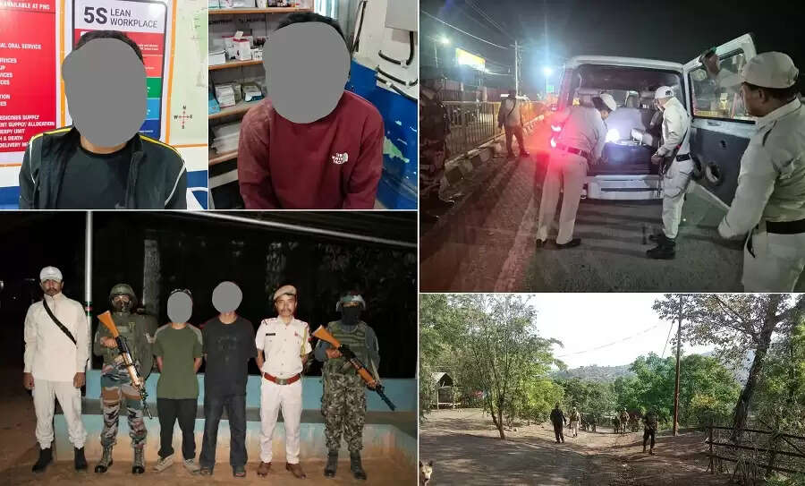 मणिपुरः हिंसक कार्रवाई में लिप्त दो गिरफ्तार, दो उग्रवादी भी पकड़े गये