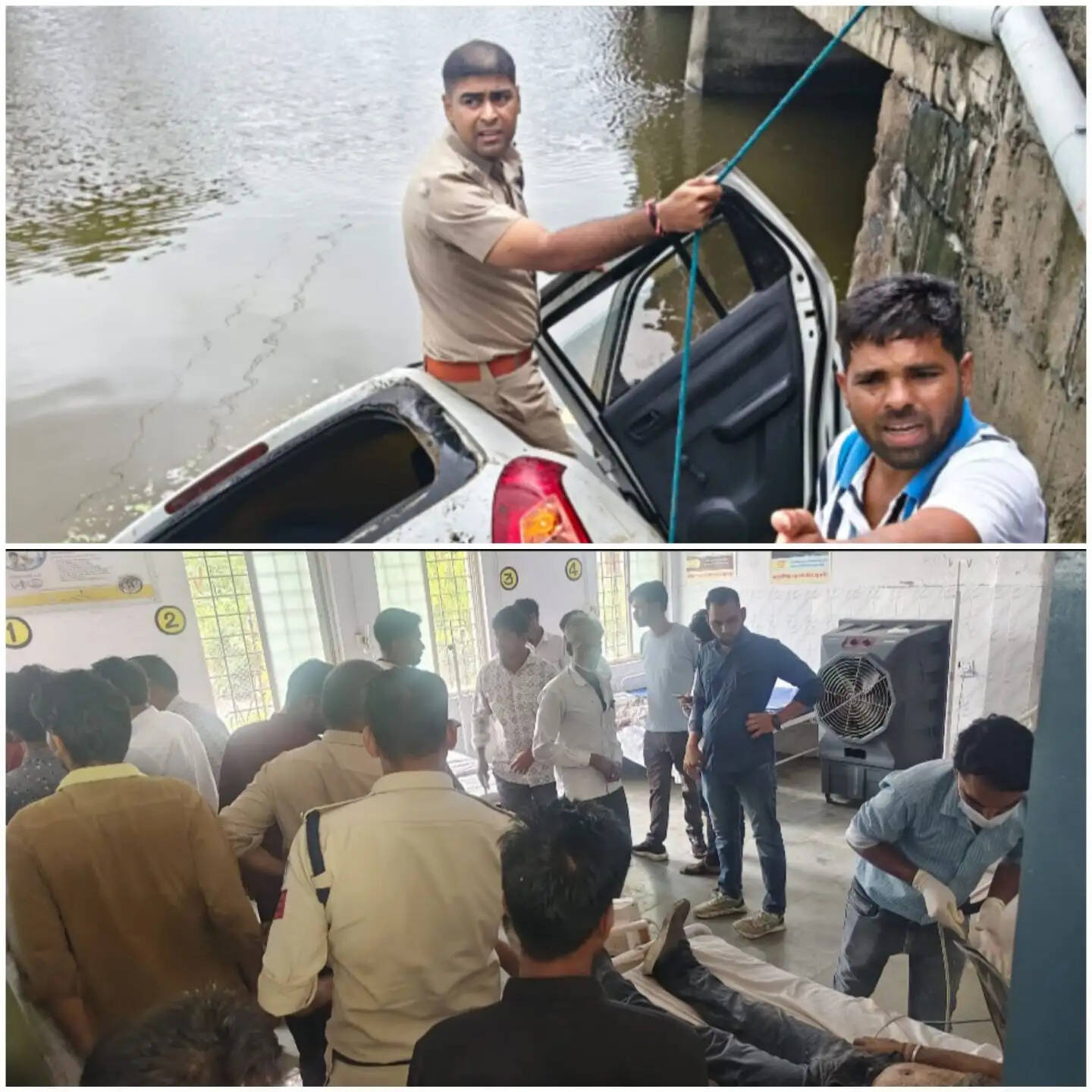 (अपडेट) राजगढ़ः तेज रफ्तार कार तालाब में समाई, पांच की मौत
