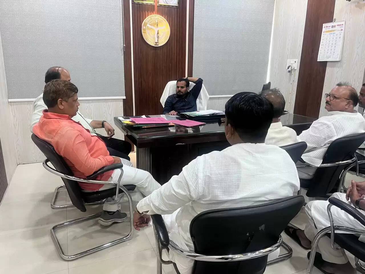 राष्ट्रीय पंचायतीराज ग्राम प्रधान संगठन के प्रदेश अध्यक्ष ने गोरखपुर के प्रधानों के साथ की बैठक