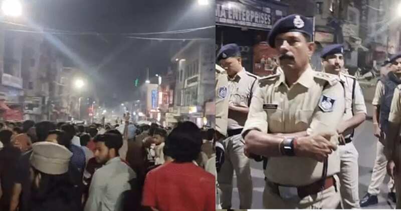भोपाल में मुस्लिम युवक से मारपीट के विरोध में रातभर मचा बवाल, भीड़ ने किया पथराव, पुलिस ने छोड़े आंसू गैस के गोले
