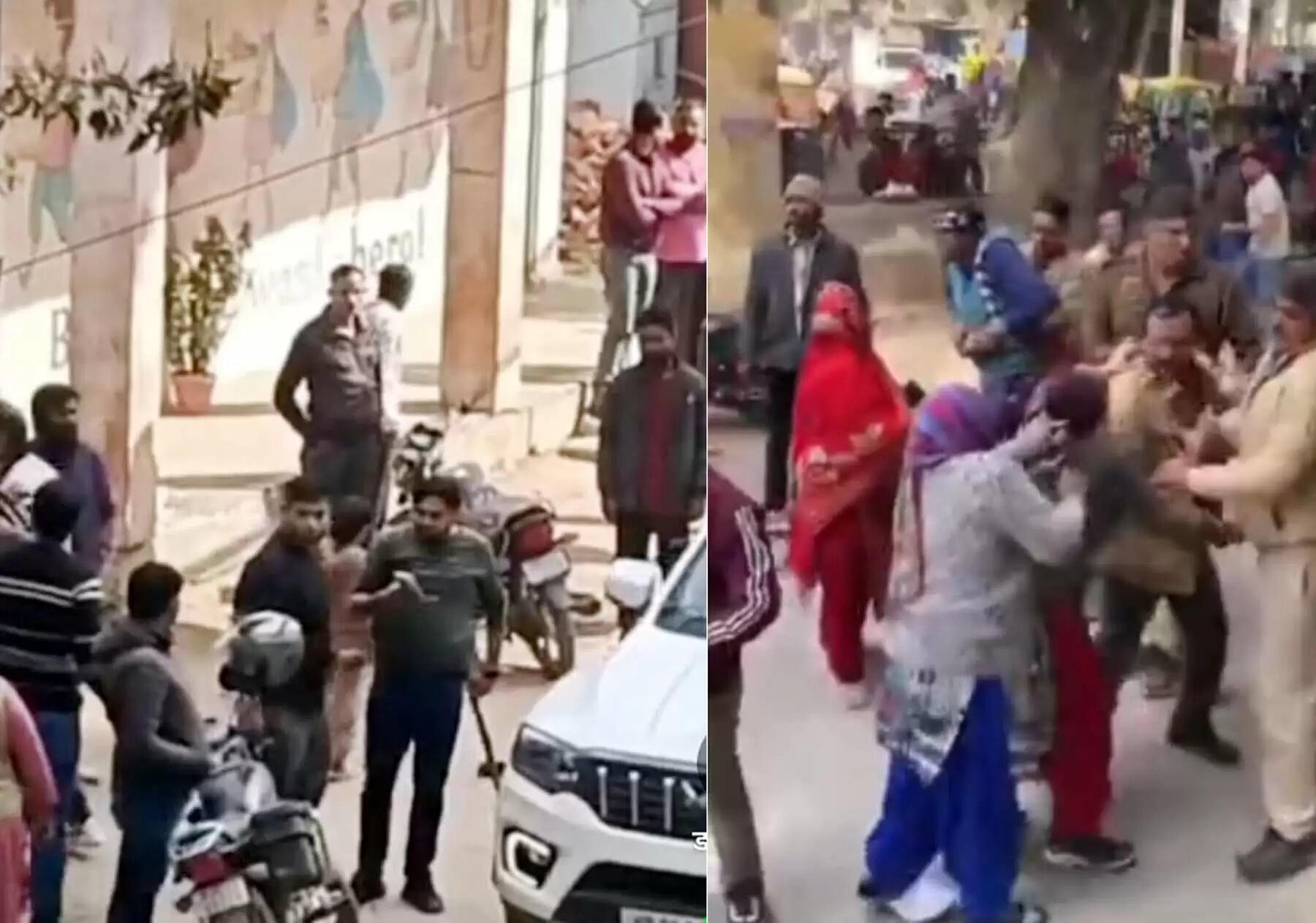 गुरुग्राम: मंदिर में पुजारी की तैनाती पर खूनी संघर्ष,कई घायल