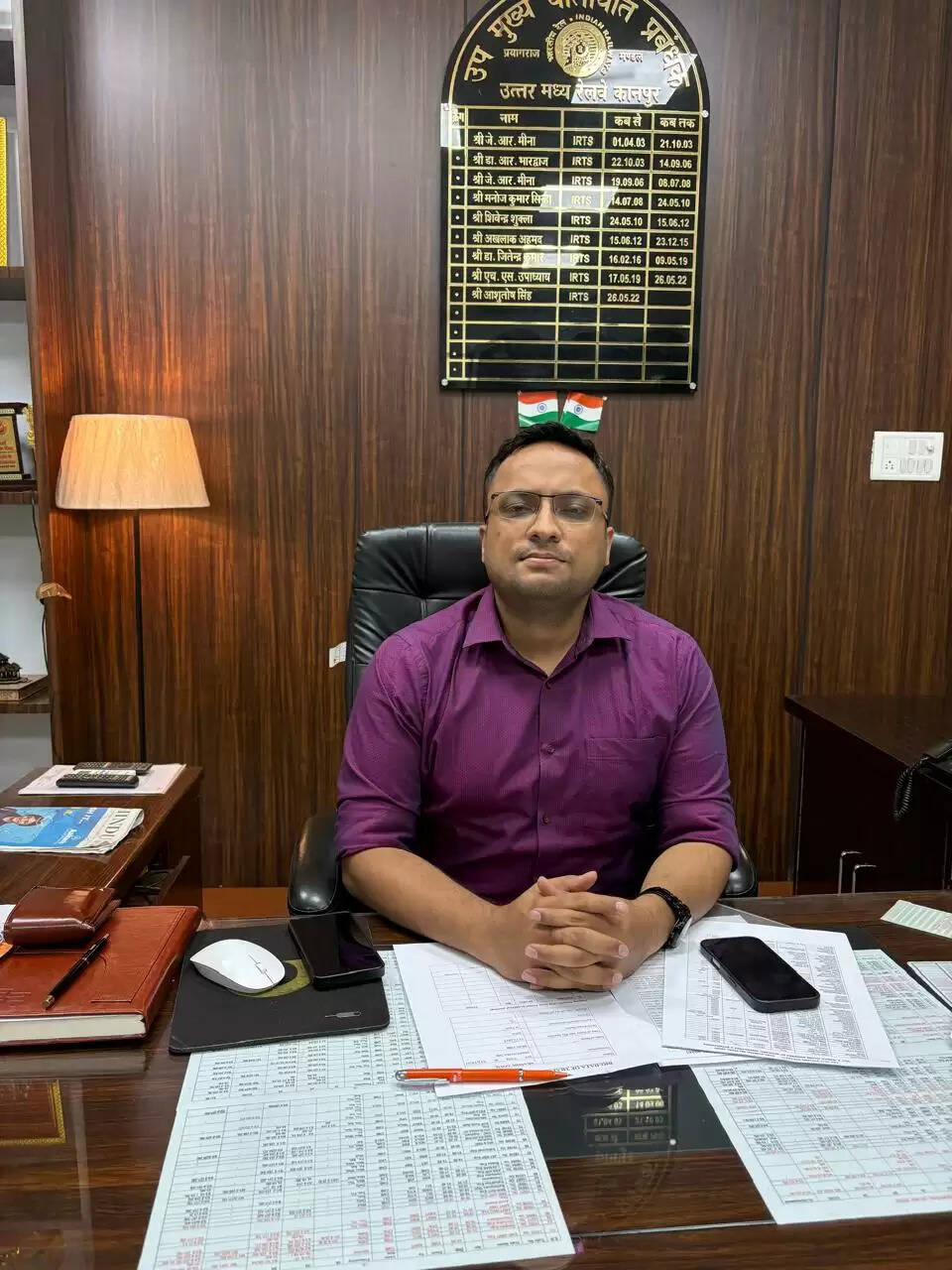 अकांशु गोविल ने उप मुख्य यातायात प्रबंधक एवं स्टेशन डायरेक्टर कानपुर का संभाला कार्यभार