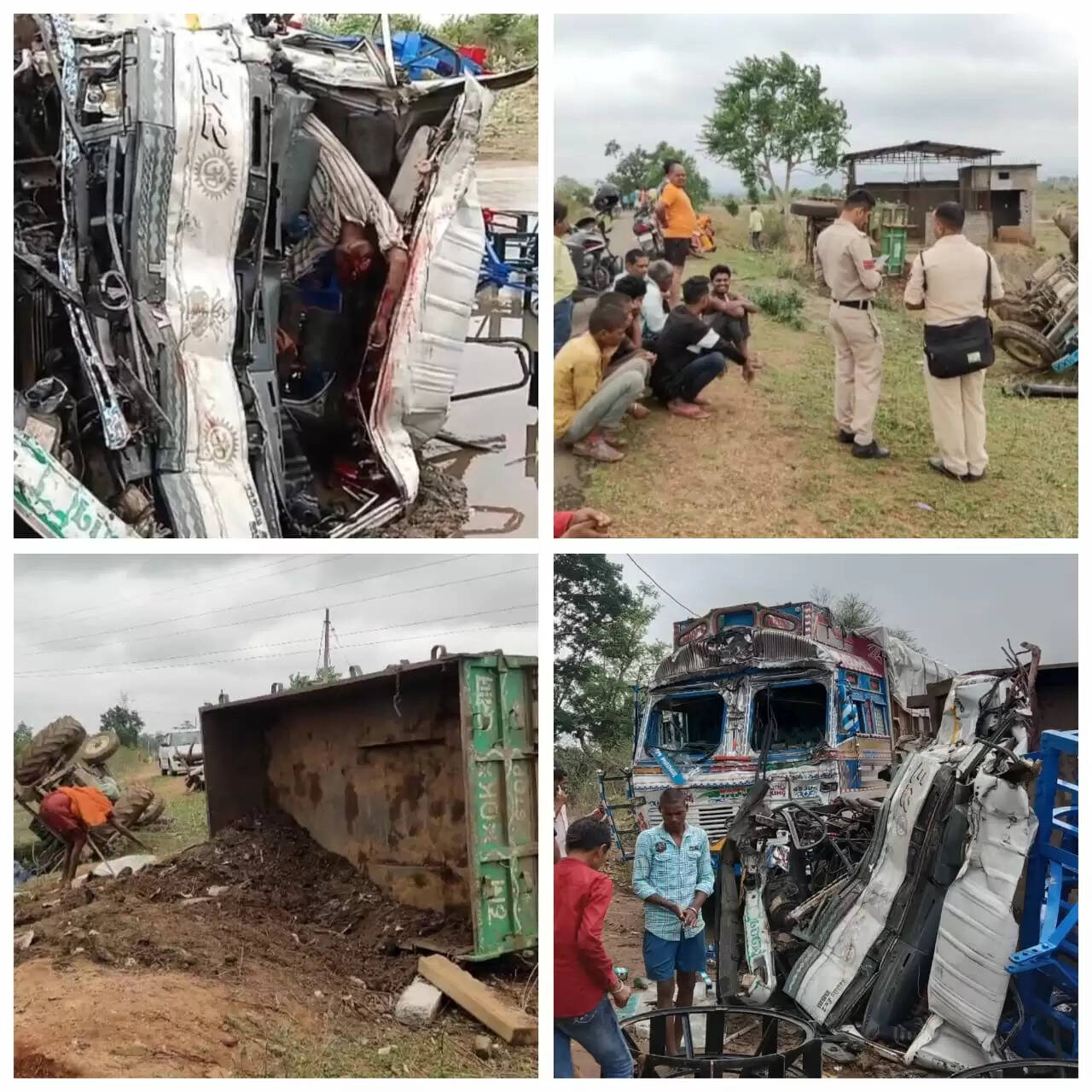 दो भीषण सड़क हादसे, दो लोगों की मौत