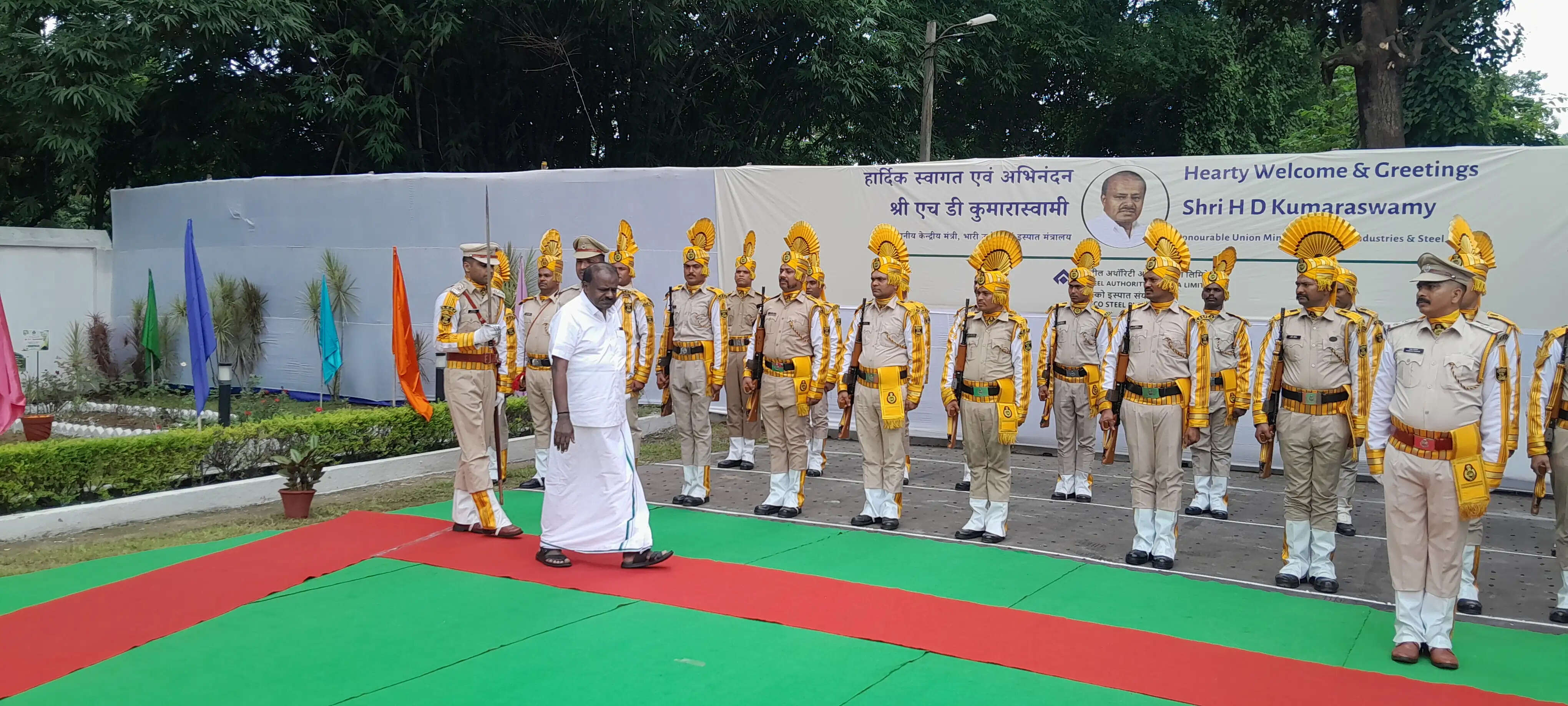 इस्पात मंत्री कुमारस्वामी दो दिवसीय दौरे पर पहुंचे बर्नपुर, आईएसपी-डीएसपी परियोजनाओं की करेंगे समीक्षा