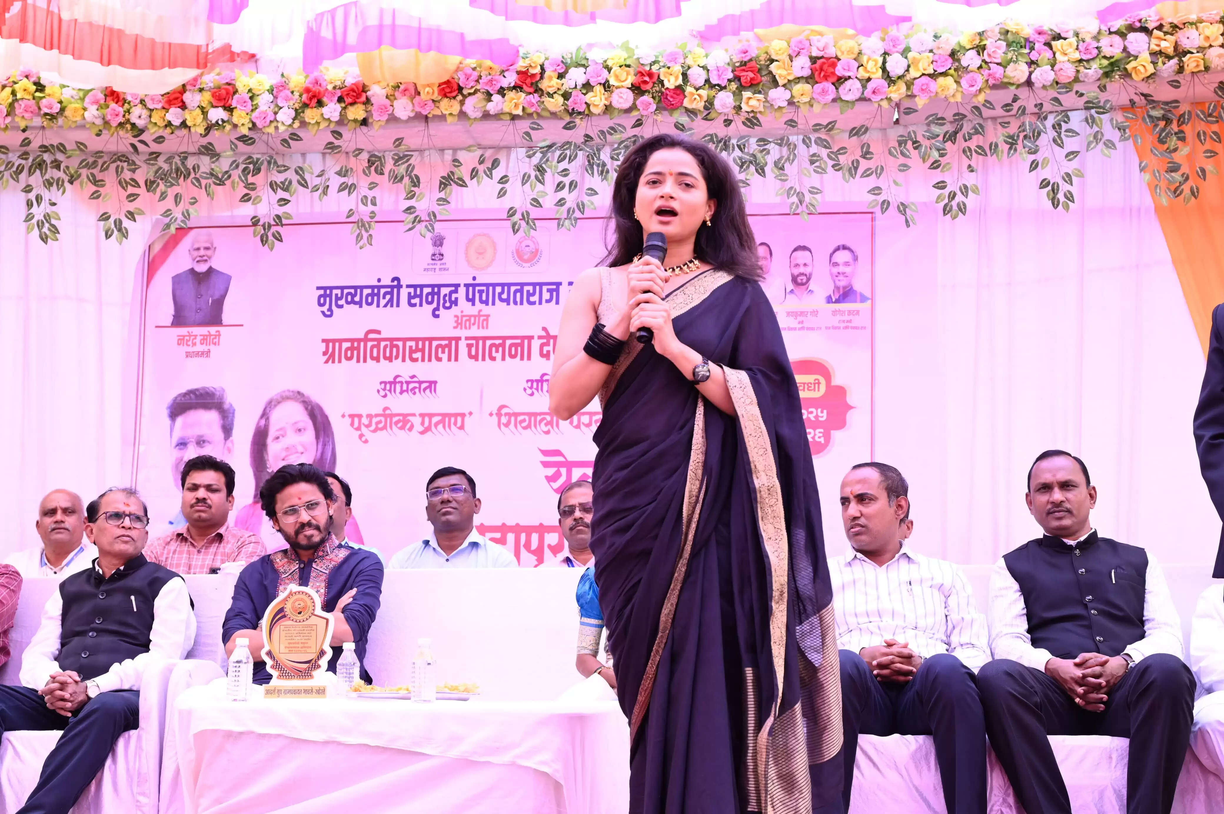 सीएम पंचायत राज तहत ,हस्तियों का ठाणे तहसीलों का दौरा