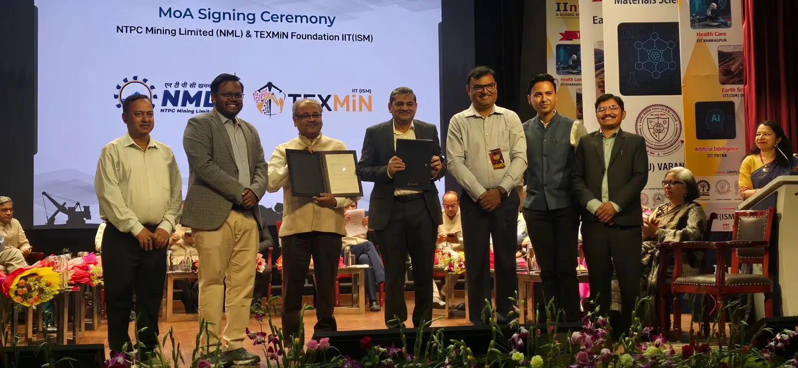 अनुसंधान और तकनीकी विकास के लिए एनटीपीसी और टेक्समिन फाउंडेशन से किया एमओयू