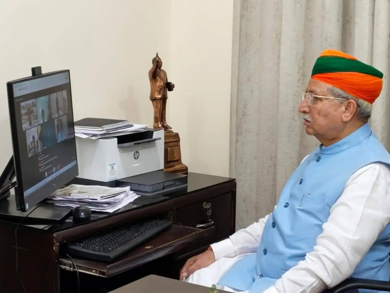 दिल्ली&nbsp;एम्स के विशेषज्ञों ने चिकित्सकों के साथ की टेली-परामर्श बैठक : केंद्रीय मंत्री&nbsp;अर्जुन राम&nbsp;की पहल