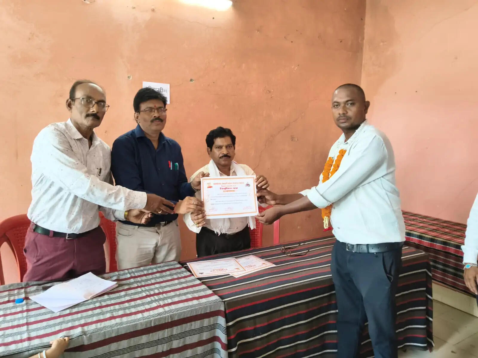 देवांगन समाज के चुनाव में भरत कुमार, इन्द्रेश और मीरा ने दर्ज की जीत