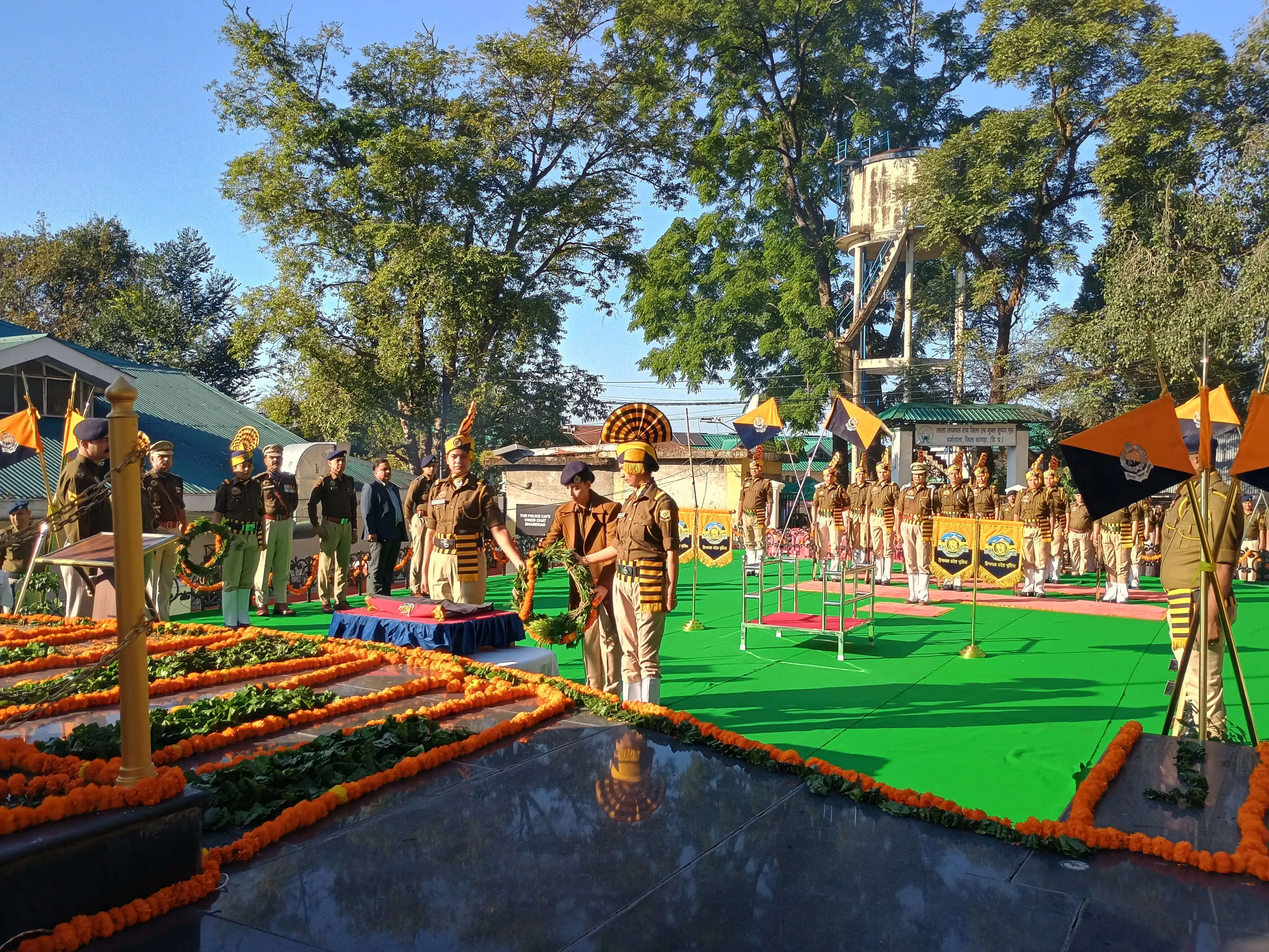 पुलिस स्मृति दिवस पर शहीद पुलिस जवानों को दी गई श्रद्धांजलि