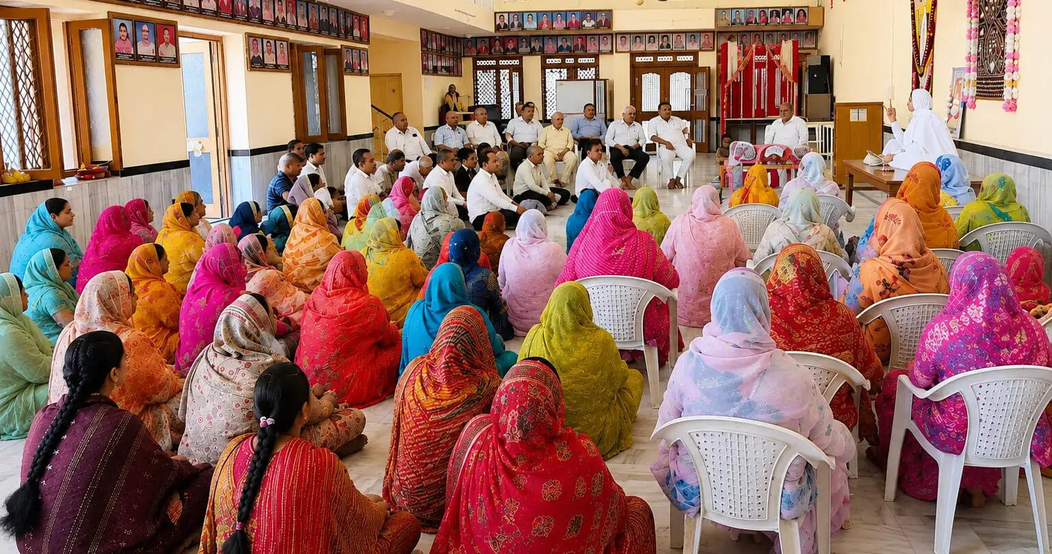 पर्युषण से पहले श्रावक सीख रहे प्रतिक्रमण की क्रिया-विधि