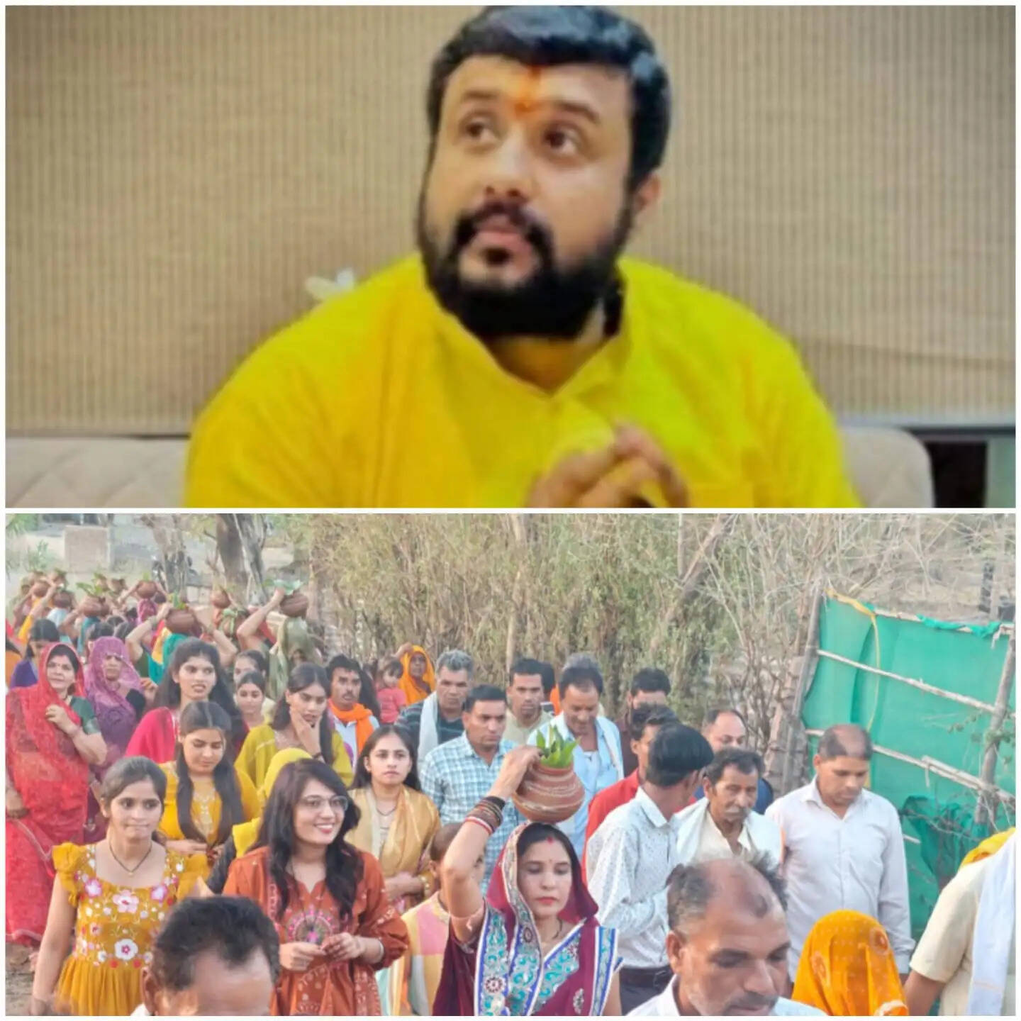 राजगढ़ः कलश यात्रा के साथ श्रीमद्भागवत सप्ताह का शुभारंभ, भक्तिरस में डूबा कड़ियाहाट गांव