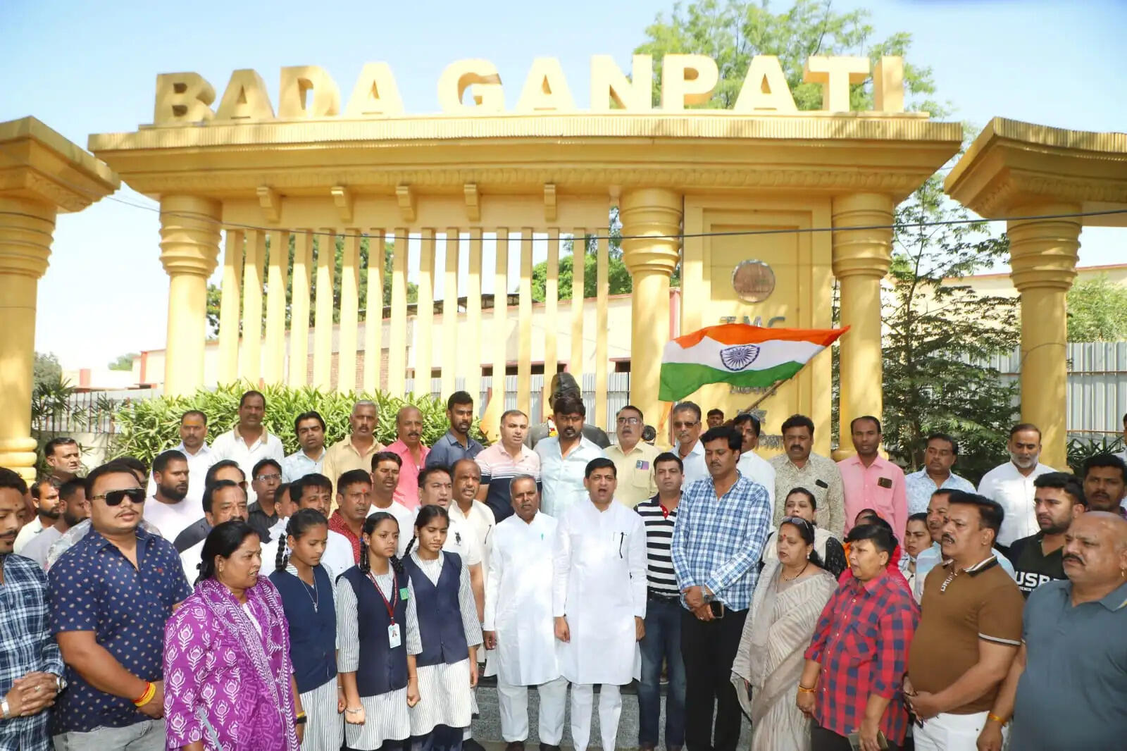 इंदौर में&nbsp;भाजपा का विरोध प्रदर्शन, 85 वार्डों में कांग्रेस के पुतले दहन, ‘वंदे मातरम’ का&nbsp;किया सामूहिक गान