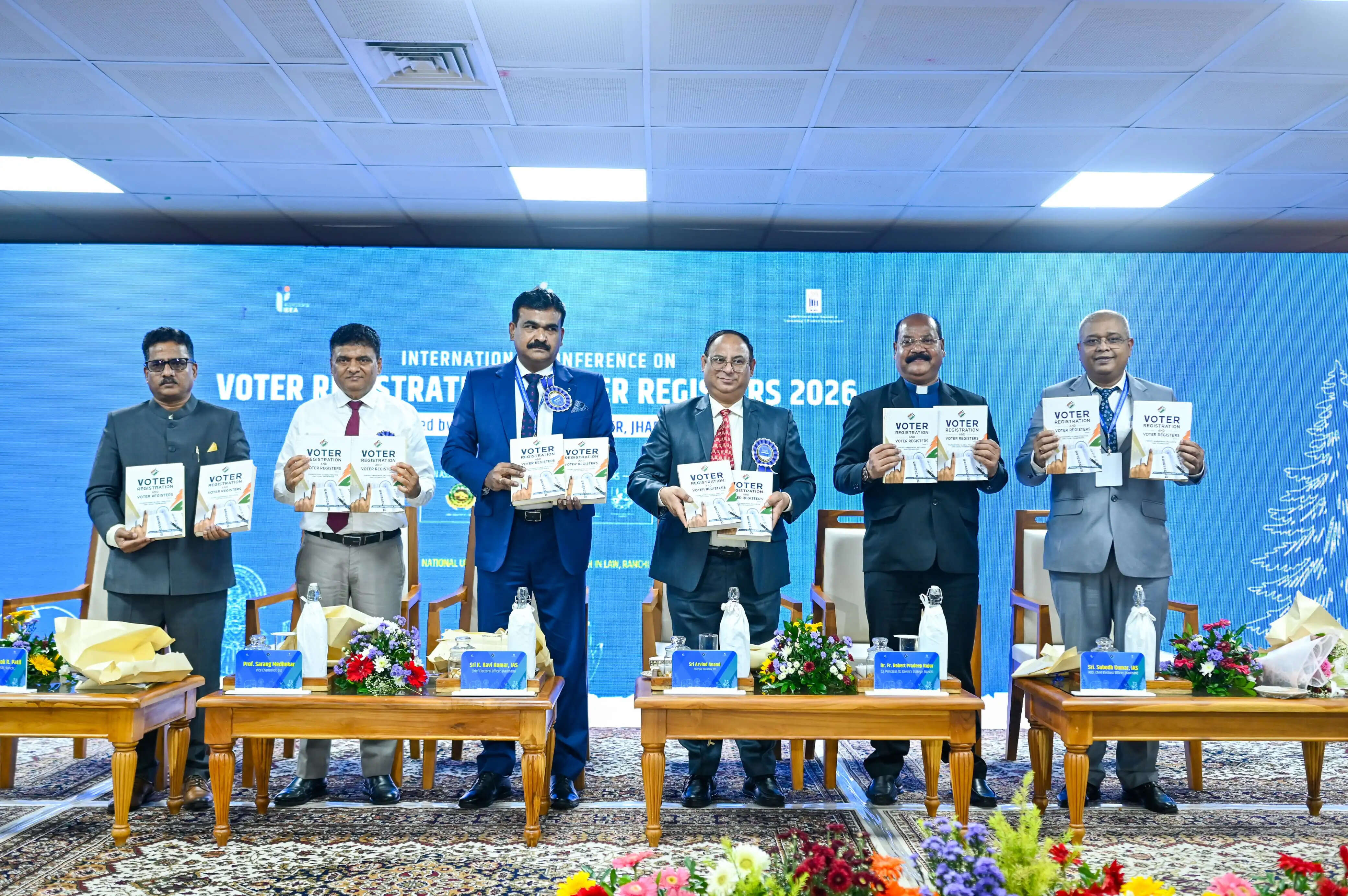रांची में अंतरराष्ट्रीय सम्मेलन ‘वोटर रजिस्ट्रेशन एंड रजिस्टर्स 2026’ शुरू, मतदाता सूची की शुद्धता और समावेशन पर जोर